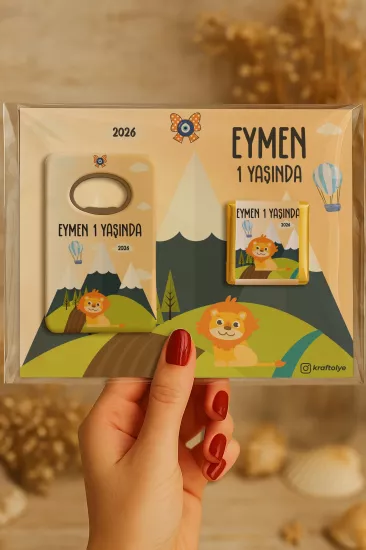 Çikolatalı Açacak Magnet – Bebek Hediyesi Magnet