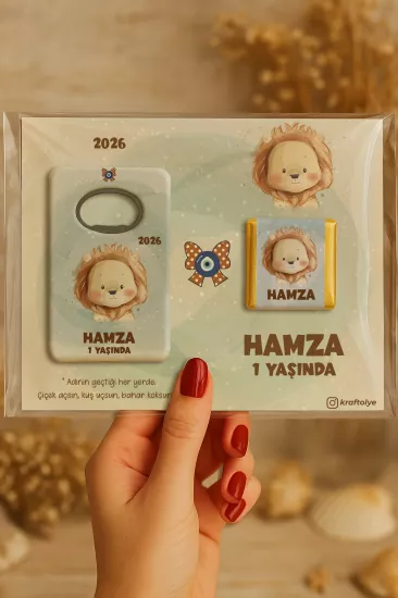 Çikolatalı Açacak Magnet – Bebek Hediyesi Magnet
