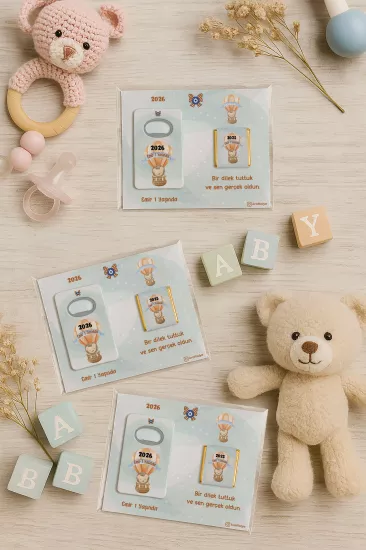 Çikolatalı Açacak Magnet – Bebek Hediyesi Magnet