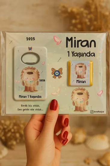 Çikolatalı Açacak Magnet – Bebek Hediyesi Magnet