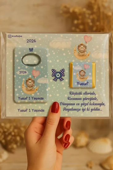 Çikolatalı Açacak Magnet – Bebek Hediyesi Magnet