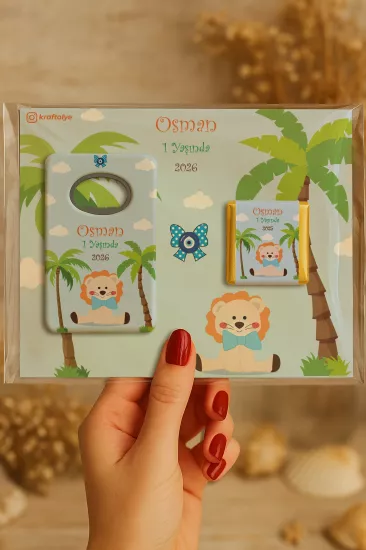 Çikolatalı Açacak Magnet – Bebek Hediyesi Magnet