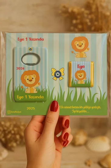 Çikolatalı Açacak Magnet – Bebek Hediyesi Magnet