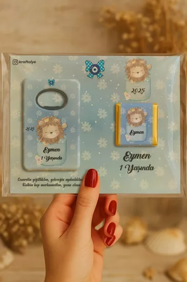 Çikolatalı Açacak Magnet – Bebek Hediyesi Magnet