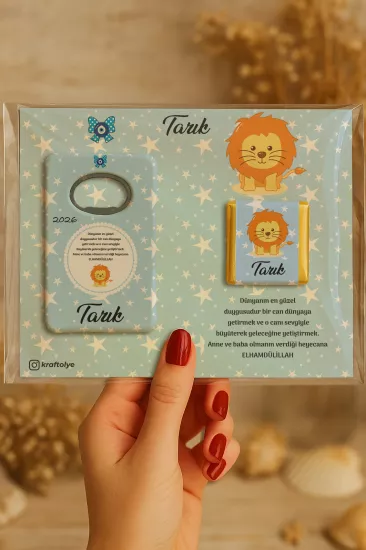 Çikolatalı Açacak Magnet – Bebek Hediyesi Magnet
