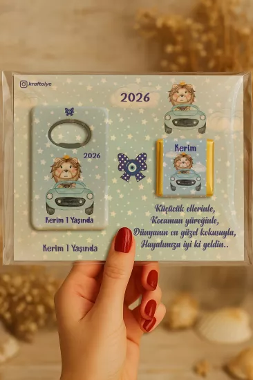 Çikolatalı Açacak Magnet – Bebek Hediyesi Magnet