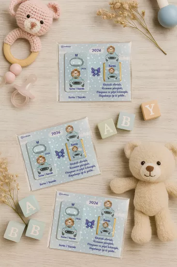 Çikolatalı Açacak Magnet – Bebek Hediyesi Magnet