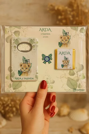 Çikolatalı Açacak Magnet – Bebek Hediyesi Magnet