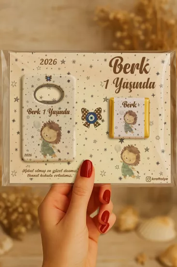 Çikolatalı Açacak Magnet – Bebek Hediyesi Magnet