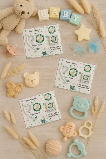 Çikolatalı Kalp Açacak Magnet | Yeni Doğan, Doğum Günü, Baby Shower Hediyesi