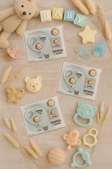 Çikolatalı Kalp Açacak Magnet | Yeni Doğan, Doğum Günü, Baby Shower Hediyesi