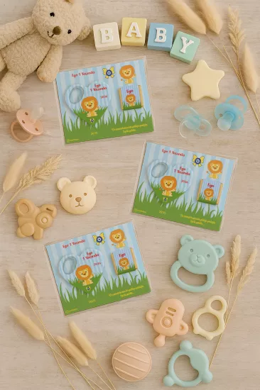 Çikolatalı Kalp Açacak Magnet | Yeni Doğan, Doğum Günü, Baby Shower Hediyesi