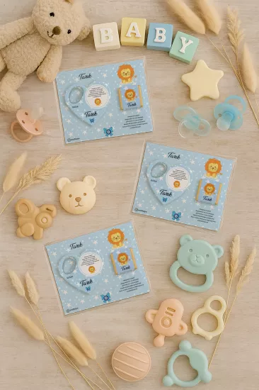 Çikolatalı Kalp Açacak Magnet | Yeni Doğan, Doğum Günü, Baby Shower Hediyesi