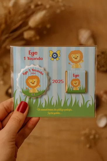 Yeni Doğan ve Baby Shower Çikolatalı Kapak Açacak Magnet Hediyelikleri