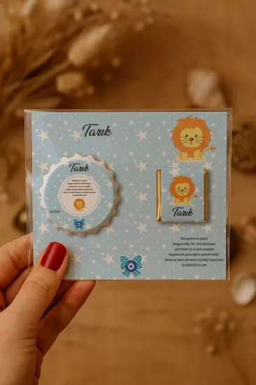 Yeni Doğan ve Baby Shower Çikolatalı Kapak Açacak Magnet Hediyelikleri