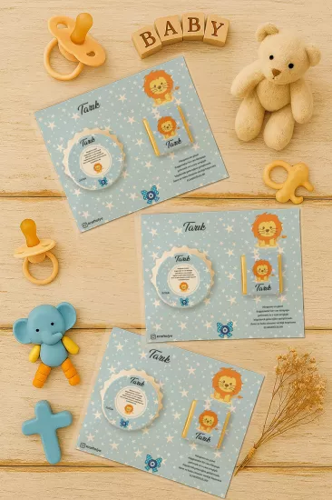 Yeni Doğan ve Baby Shower Çikolatalı Kapak Açacak Magnet Hediyelikleri