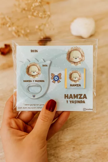 Çikolatalı Lale Açacak Magnet Hediyelik