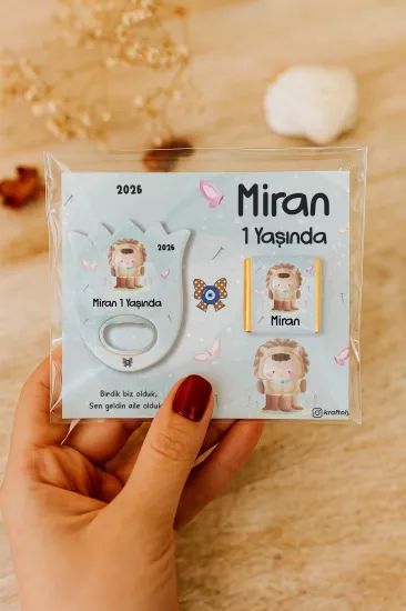 Çikolatalı Lale Açacak Magnet Hediyelik
