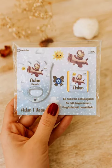 Çikolatalı Lale Açacak Magnet Hediyelik