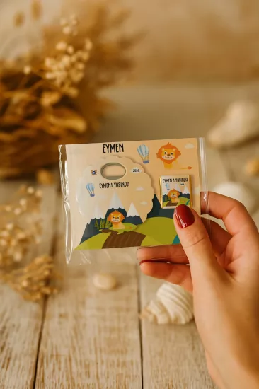 Çikolatalı Papatya Bardak Altlığı Açacak Magnet