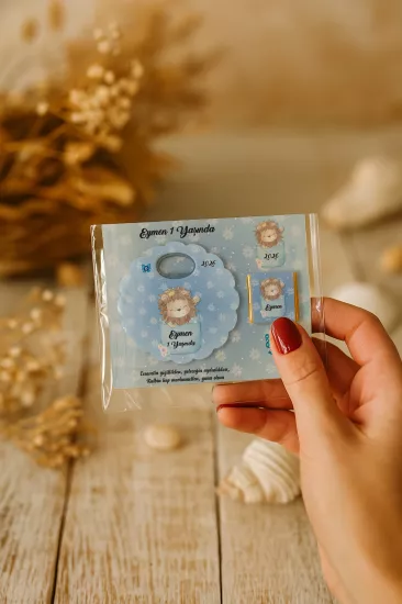 Çikolatalı Papatya Bardak Altlığı Açacak Magnet