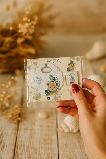 Çikolatalı Papatya Bardak Altlığı Açacak Magnet
