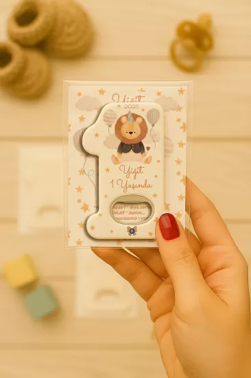Kişiye Özel 1 Yaş Açacak Magnet