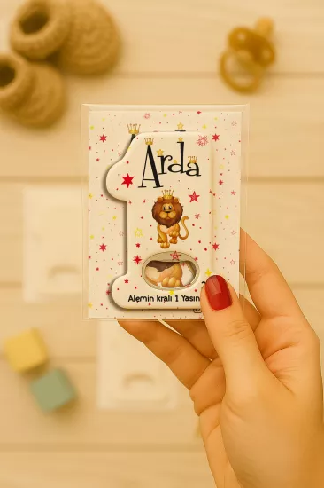 Kişiye Özel 1 Yaş Açacak Magnet