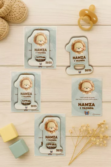 Kişiye Özel 1 Yaş Açacak Magnet