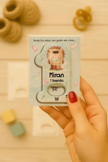 Kişiye Özel 1 Yaş Açacak Magnet
