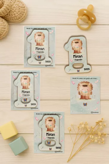Kişiye Özel 1 Yaş Açacak Magnet