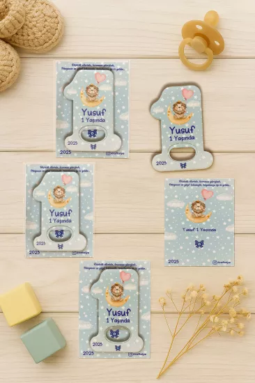 Kişiye Özel 1 Yaş Açacak Magnet