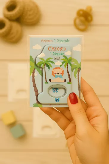 Kişiye Özel 1 Yaş Açacak Magnet