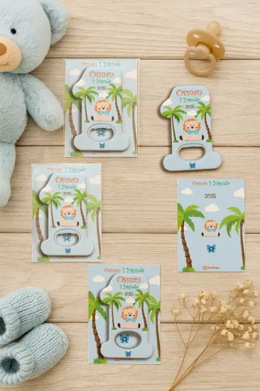 Kişiye Özel 1 Yaş Açacak Magnet