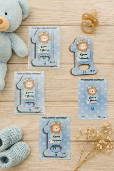 Kişiye Özel 1 Yaş Açacak Magnet