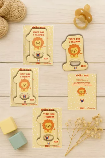Kişiye Özel 1 Yaş Açacak Magnet