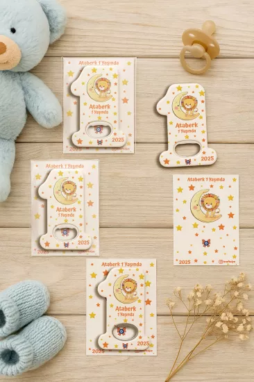 Kişiye Özel 1 Yaş Açacak Magnet