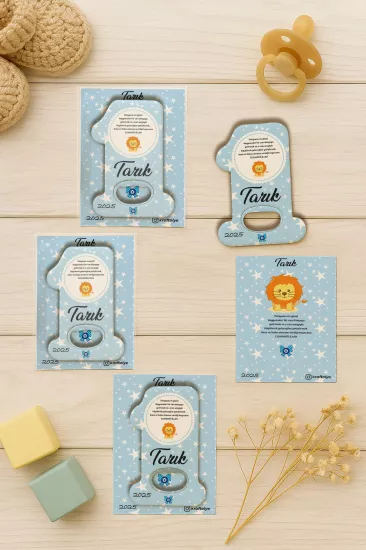 Kişiye Özel 1 Yaş Açacak Magnet