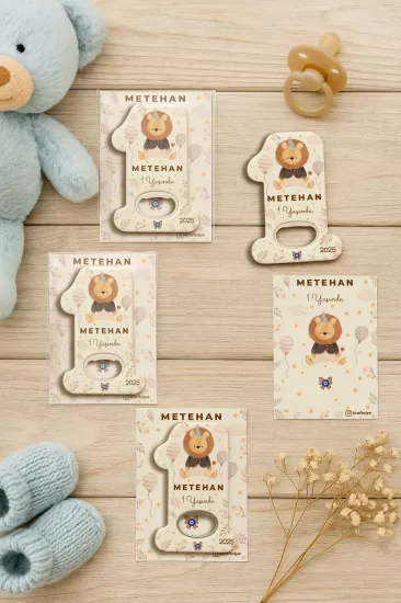 Kişiye Özel 1 Yaş Açacak Magnet