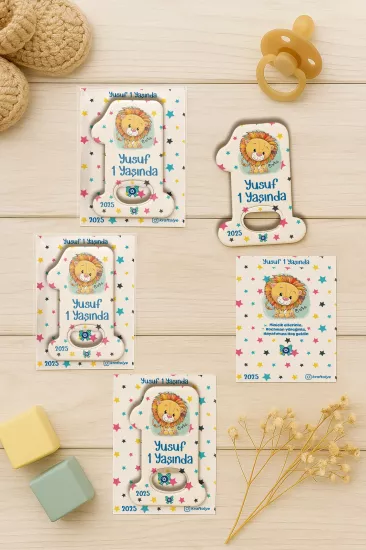 Kişiye Özel 1 Yaş Açacak Magnet