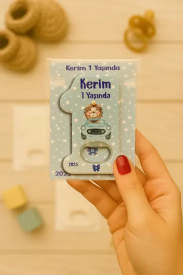 Kişiye Özel 1 Yaş Açacak Magnet