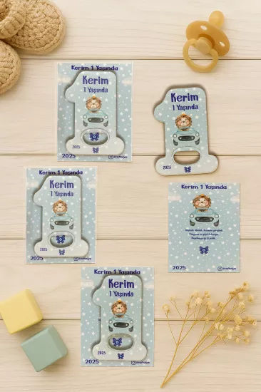 Kişiye Özel 1 Yaş Açacak Magnet