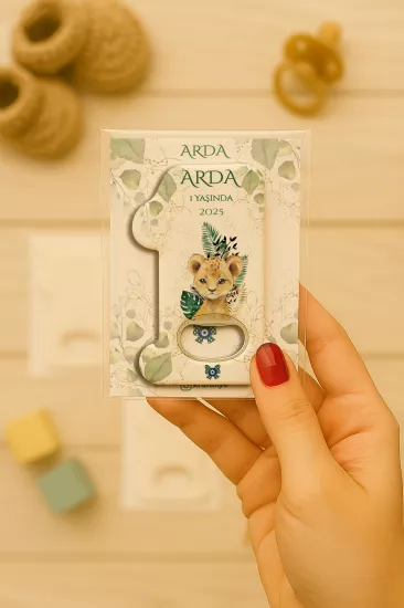 Kişiye Özel 1 Yaş Açacak Magnet