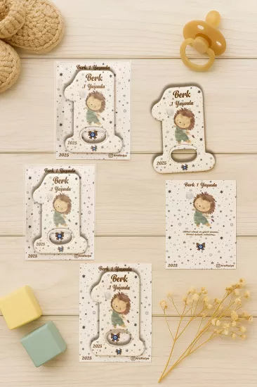 Kişiye Özel 1 Yaş Açacak Magnet
