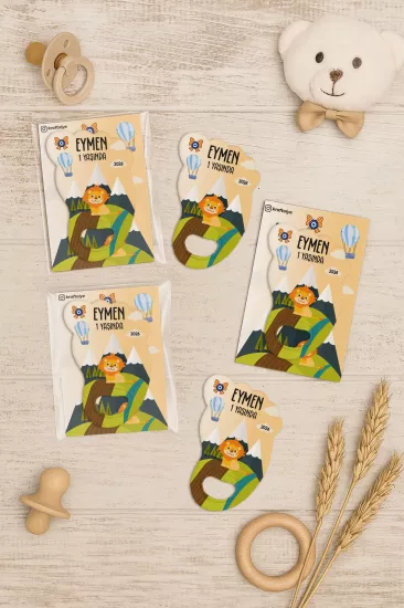 Kartlı Ayak İzi Açacak Magnet|Bebek Hediyelikleri