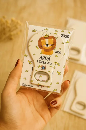 Jelatin Kartlı Bebek Hediyesi Balon Açacak Magnet | Baby Shower – Doğum Günü – Diş Buğdayı