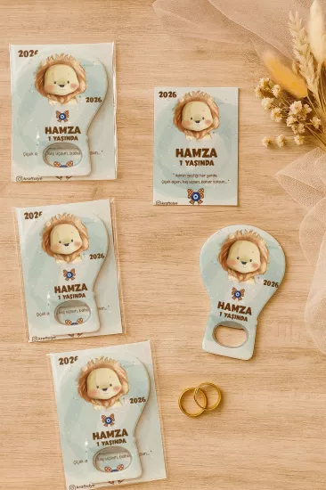 Jelatin Kartlı Bebek Hediyesi Balon Açacak Magnet | Baby Shower – Doğum Günü – Diş Buğdayı