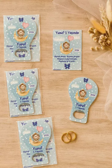 Jelatin Kartlı Bebek Hediyesi Balon Açacak Magnet | Baby Shower – Doğum Günü – Diş Buğdayı