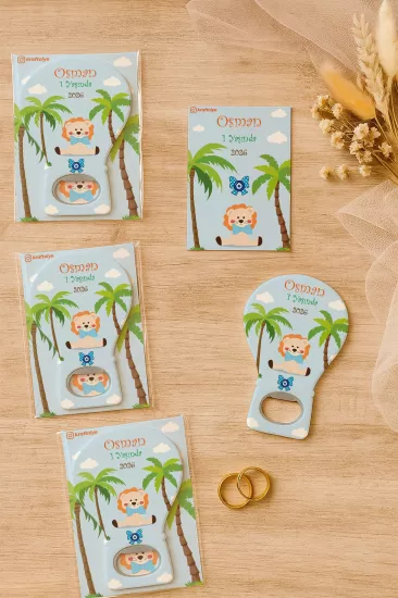Jelatin Kartlı Bebek Hediyesi Balon Açacak Magnet | Baby Shower – Doğum Günü – Diş Buğdayı