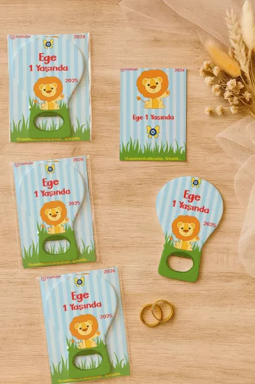 Jelatin Kartlı Bebek Hediyesi Balon Açacak Magnet | Baby Shower – Doğum Günü – Diş Buğdayı